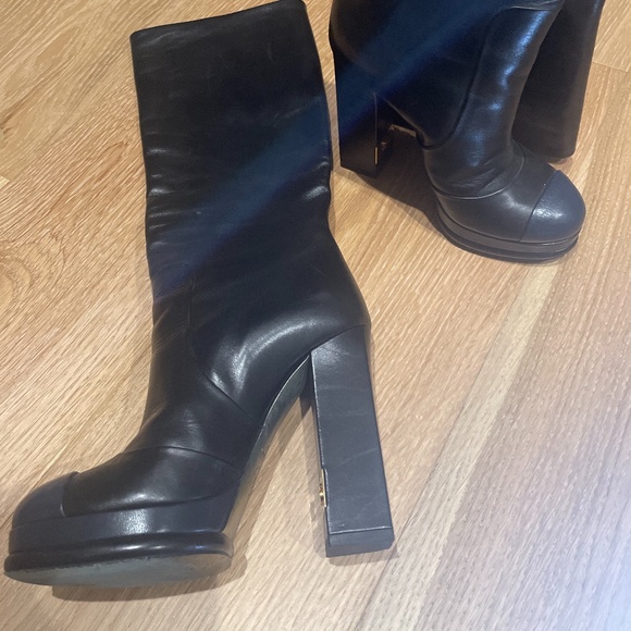 Chanel knee high boots - Picture 1 of 3